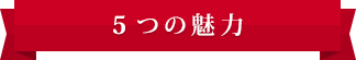 5つの魅力