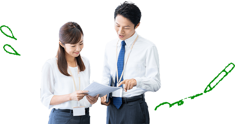 本社・内勤部門でのお仕事例